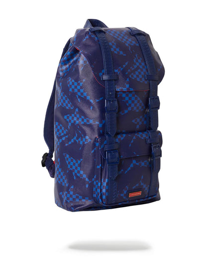 SHARK CHECK (BLUE) HILLS BACKPACK | Sprayground Popular