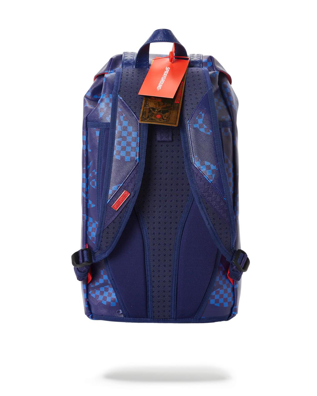 SHARK CHECK (BLUE) HILLS BACKPACK | Sprayground Popular