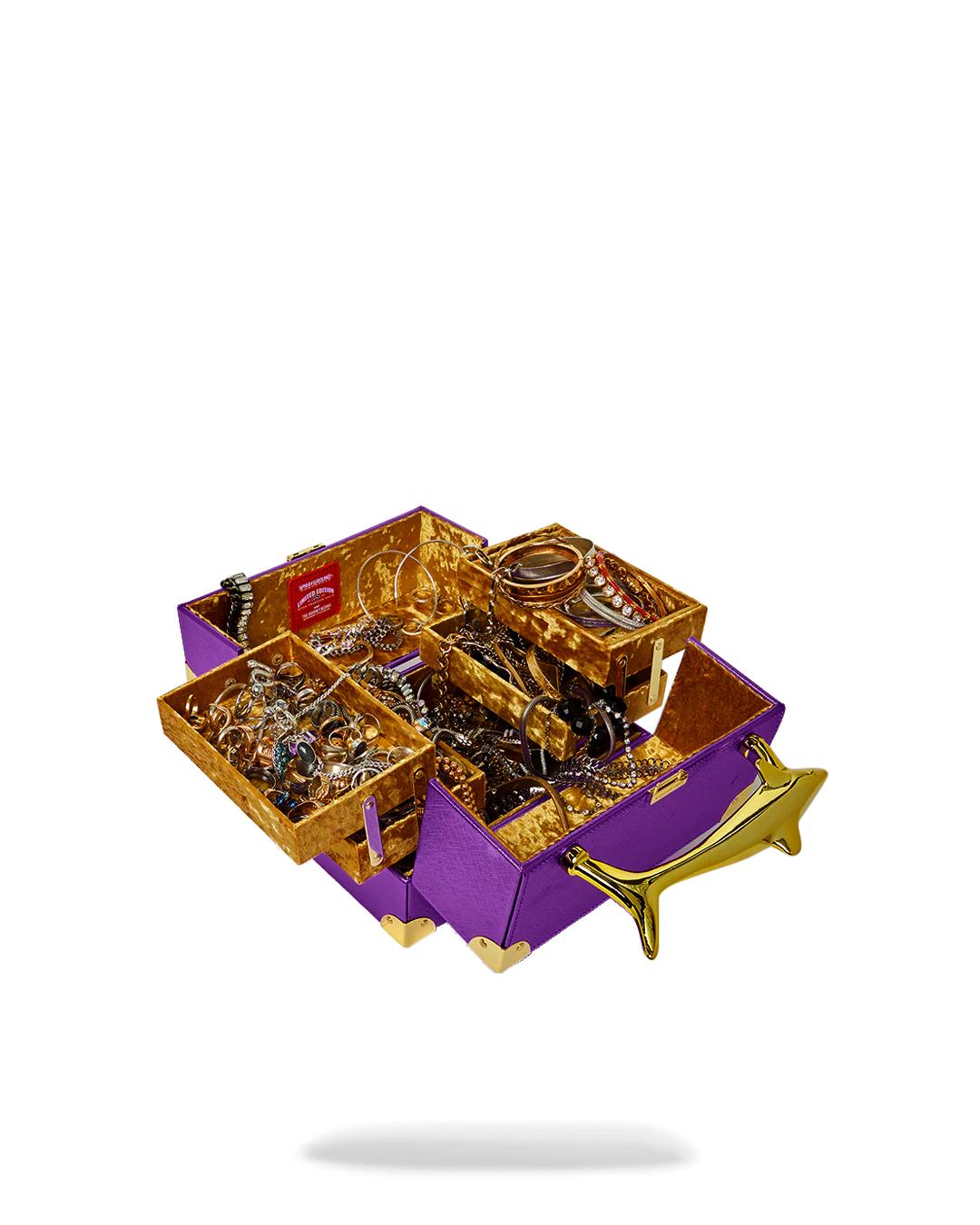 SHARKS OF THE GOLD OCEAN JEWELRY CASE | Sprayground Latest