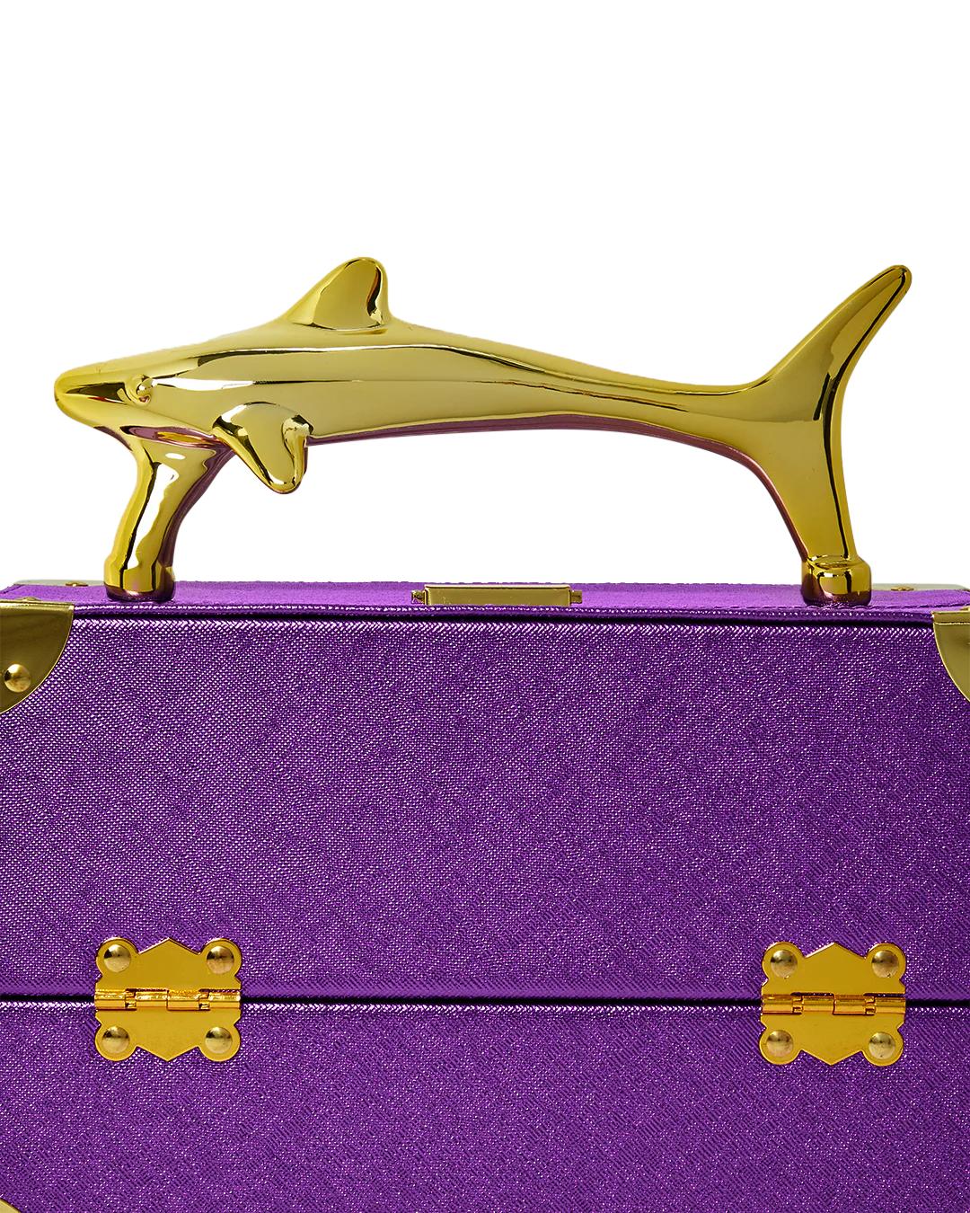 SHARKS OF THE GOLD OCEAN JEWELRY CASE | Sprayground Latest