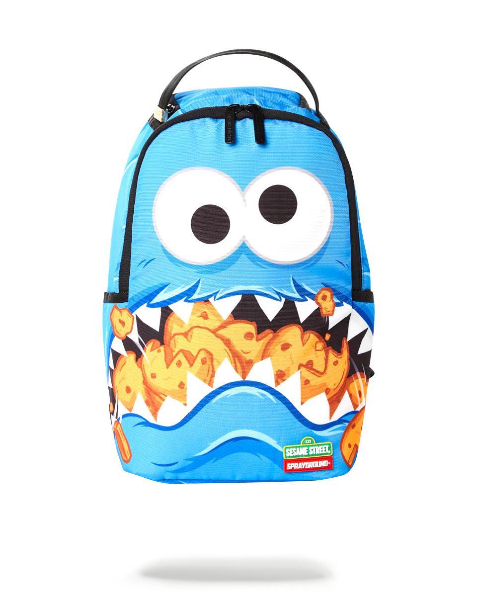 MINI COOKIE MONSTER SHARK BACKPACK | Sprayground Latest