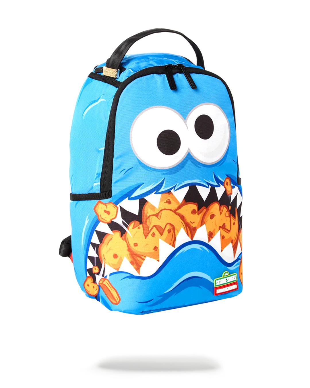 MINI COOKIE MONSTER SHARK BACKPACK | Sprayground Latest