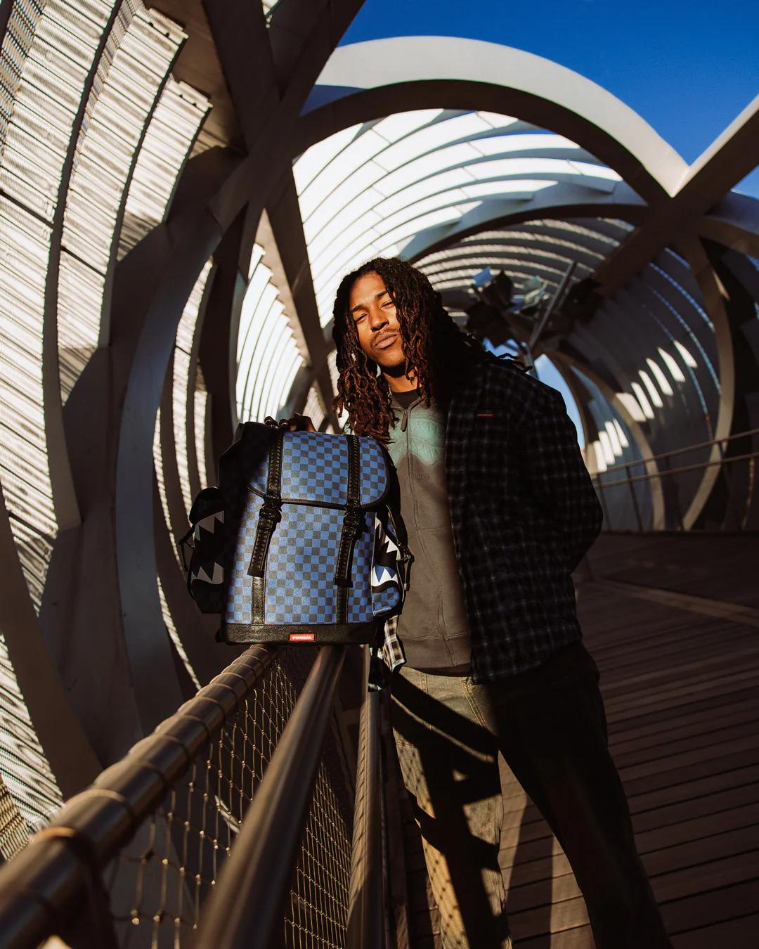MIDNIGHT MAGIC SHARKS IN PARIS MONTE CARLO BACKPACK | Sprayground Quality