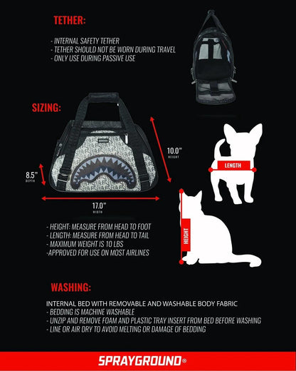 SG ALL DAY PET CARRIER | Sprayground Exclusive