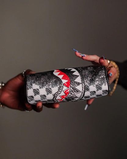 SCRIBBLE DRIBBLE CHECK POUCH | Sprayground Recommended