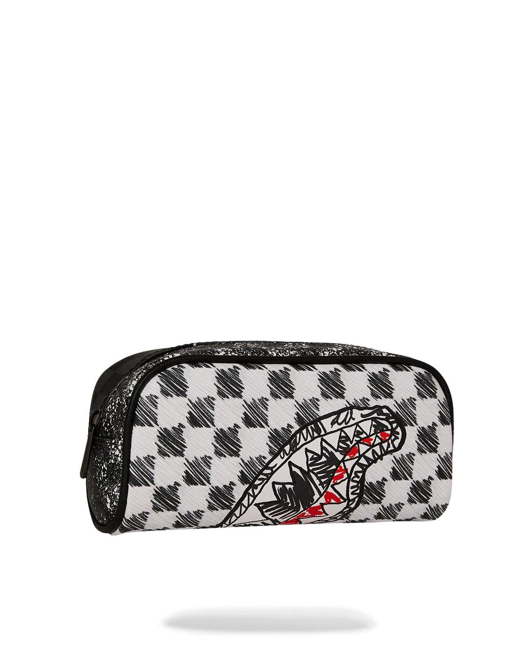 SCRIBBLE DRIBBLE CHECK POUCH | Sprayground Recommended