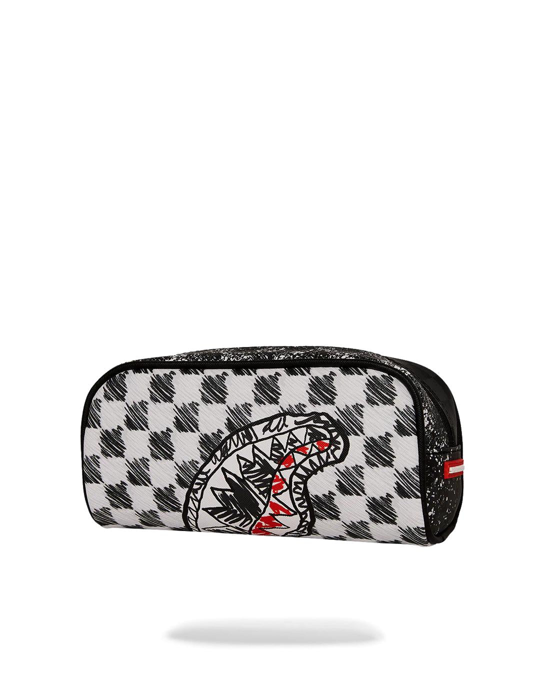 SCRIBBLE DRIBBLE CHECK POUCH | Sprayground Recommended