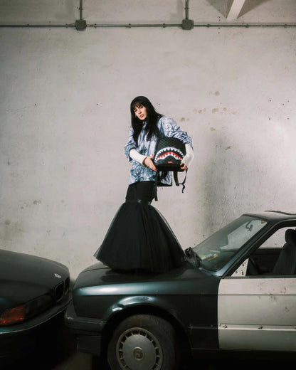 SHARKS IN PARIS HYPER PUFF SAVAGE BACKPACK | Sprayground Latest