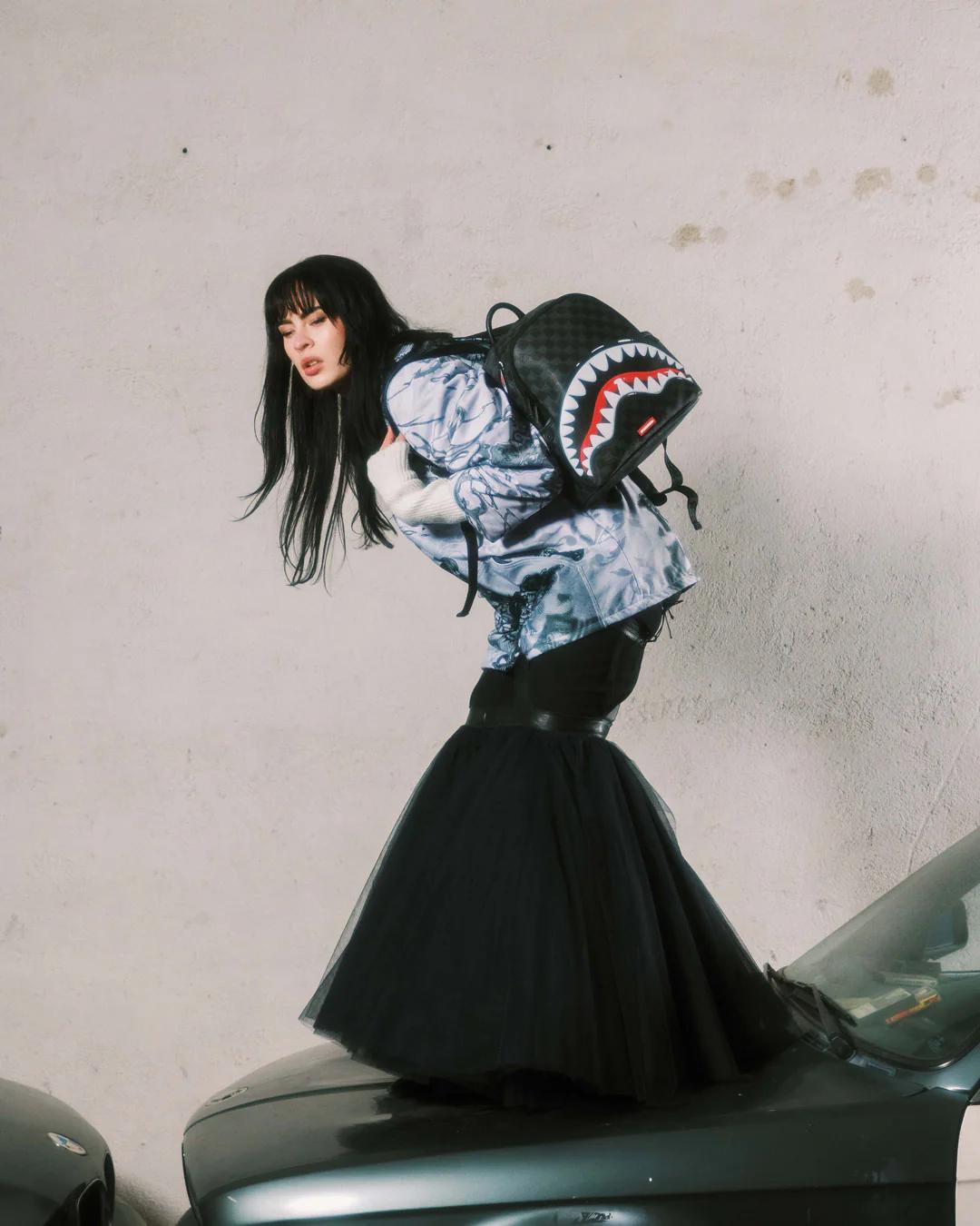 SHARKS IN PARIS HYPER PUFF SAVAGE BACKPACK | Sprayground Latest