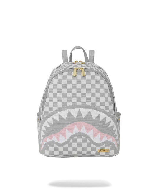 KNIT SHARKS IN PARIS IN CREAM SAVAGE BACKPACK | Sprayground Featured