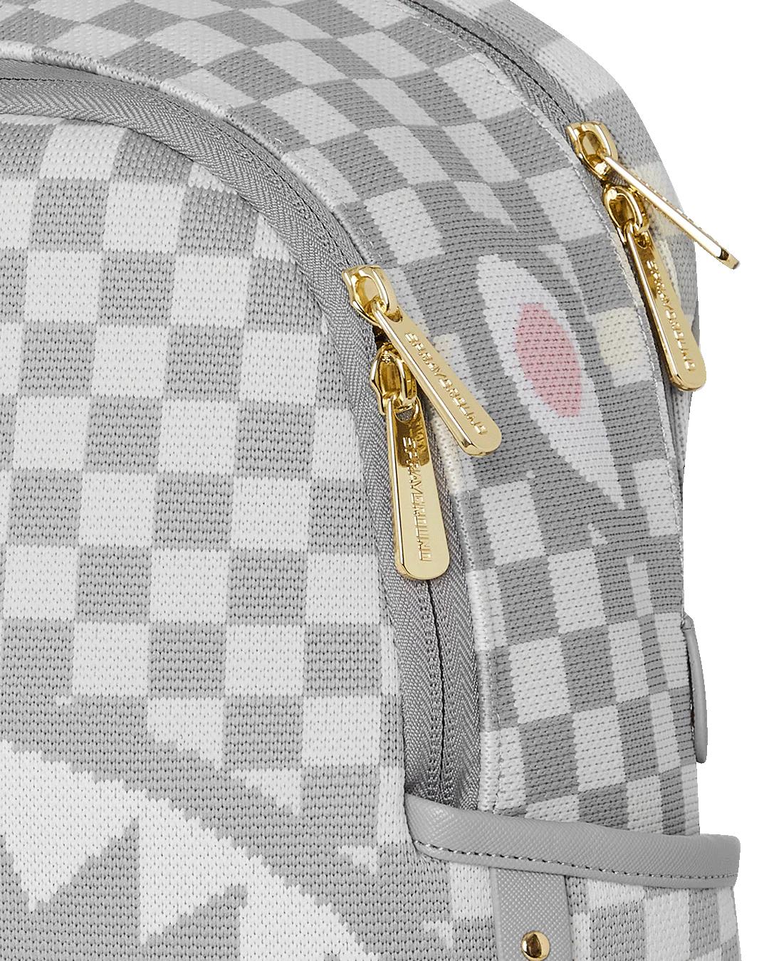 KNIT SHARKS IN PARIS IN CREAM SAVAGE BACKPACK | Sprayground Featured