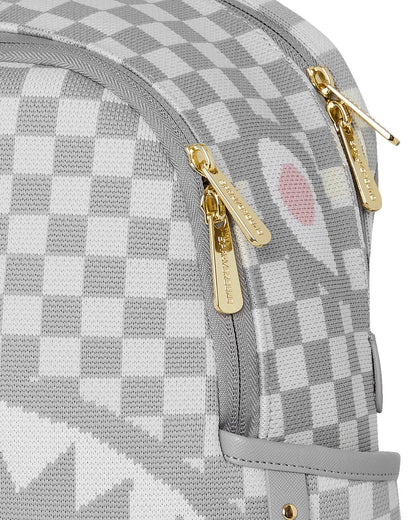 KNIT SHARKS IN PARIS IN CREAM SAVAGE BACKPACK | Sprayground Featured