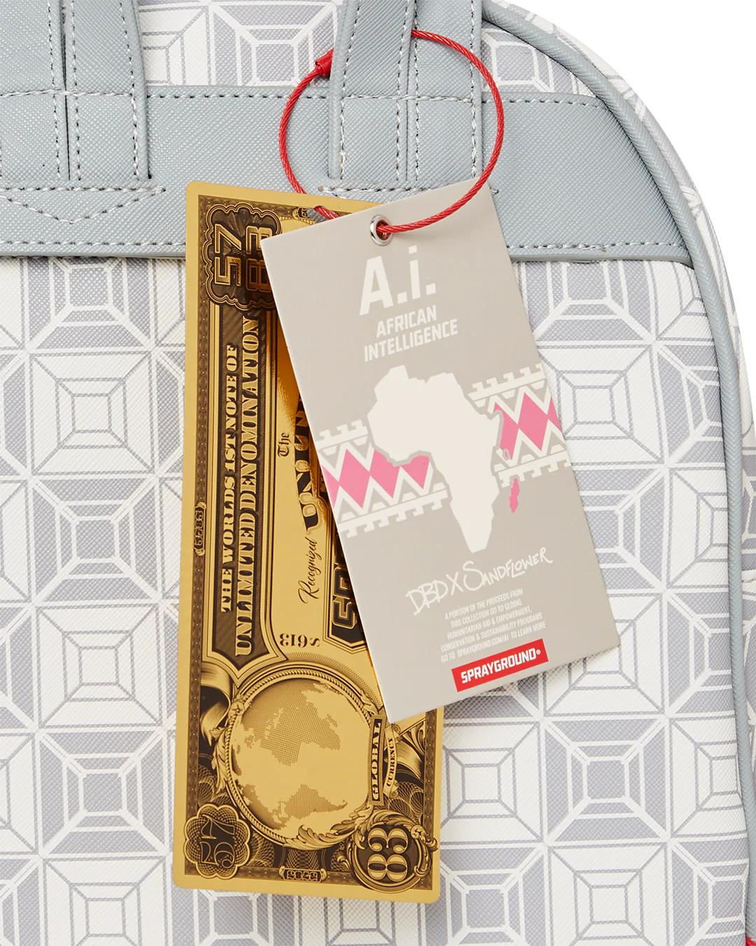 A.I.8 AFRICAN INTELLIGENCE BOOKED & BUSY SAVAGE BACKPACK | Sprayground Exclusive