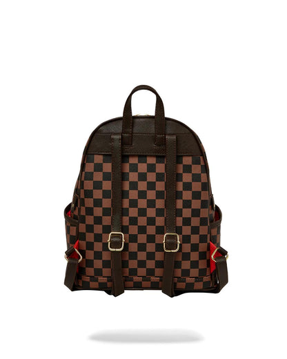 EXTERIOR GOLD ZIP POCKET SHARKS IN PARIS SAVAGE BACKPACK | Sprayground Classic