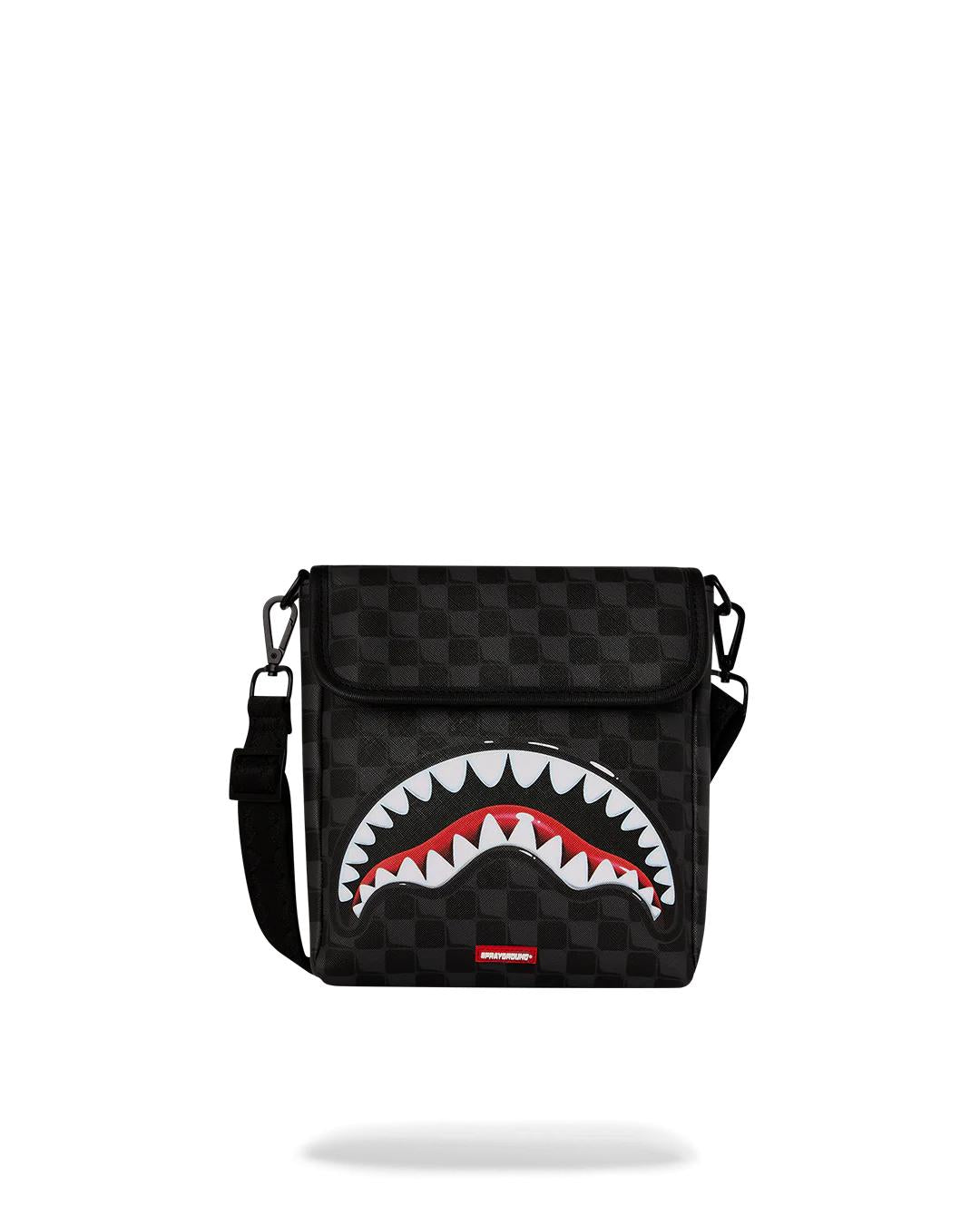 SHARKS IN PARIS HYPER PUFF MESSENGER SLING | Sprayground Featured
