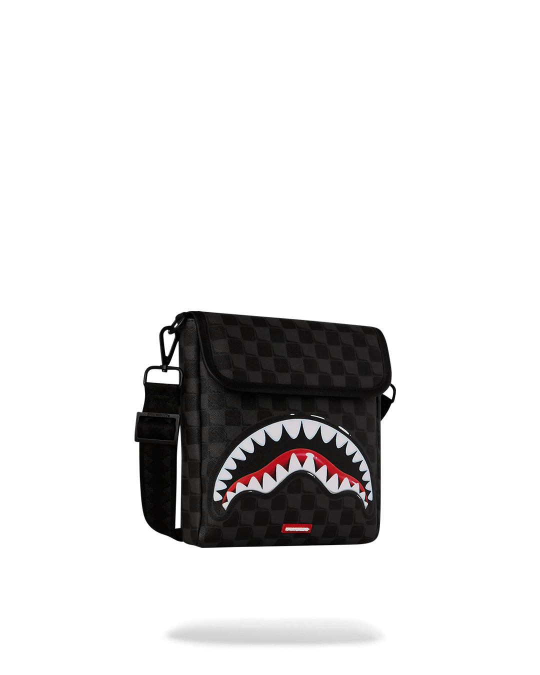 SHARKS IN PARIS HYPER PUFF MESSENGER SLING | Sprayground Featured