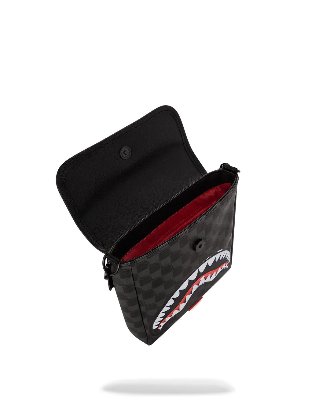 SHARKS IN PARIS HYPER PUFF MESSENGER SLING | Sprayground Featured