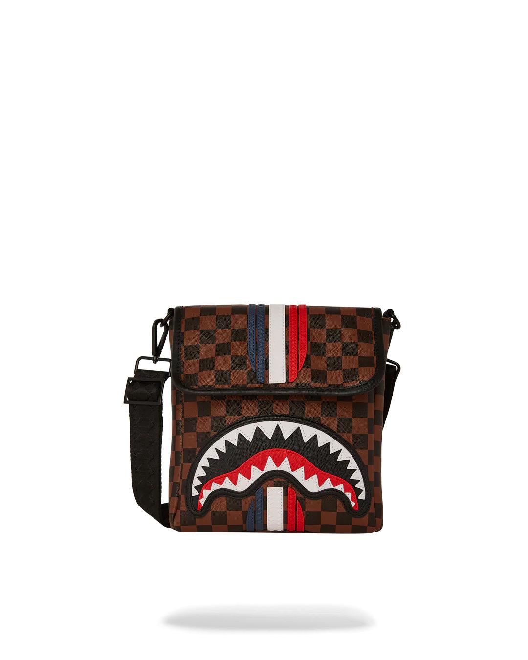 SHARKS IN PARIS GT MESSENGER SLING BAG | Sprayground Value