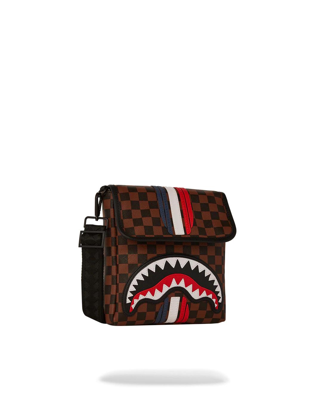 SHARKS IN PARIS GT MESSENGER SLING BAG | Sprayground Value