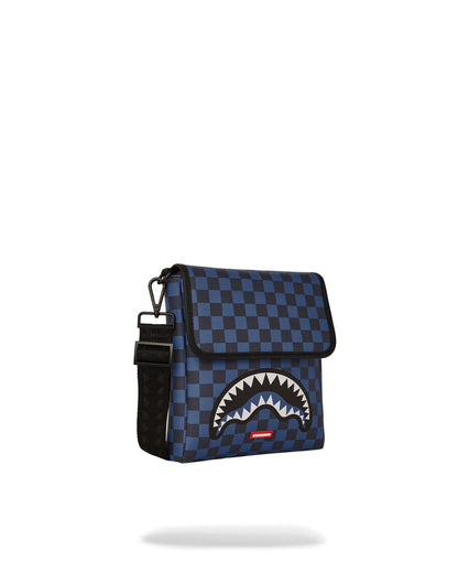 MIDNIGHT MAGIC SHARKS IN PARIS MESSENGER SLING BAG | Sprayground Quality