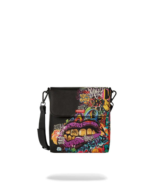 HALF GRAF LIPS MESSENGER BAG | Sprayground Trending