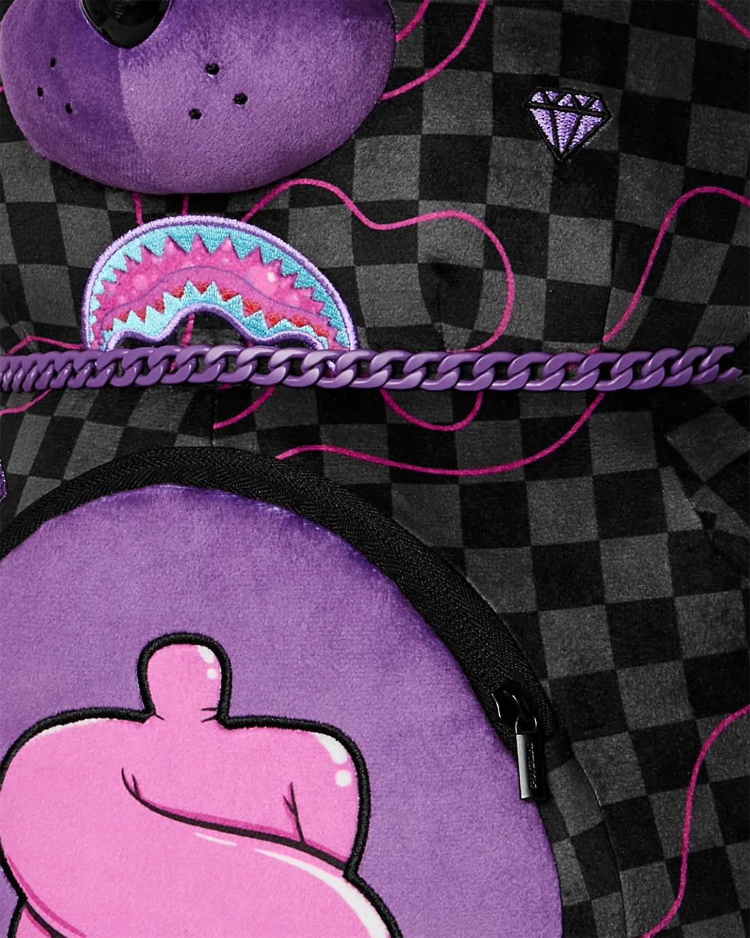 PURPLE SLIME SHARK MONEYBEAR BACKPACK | Sprayground Quality