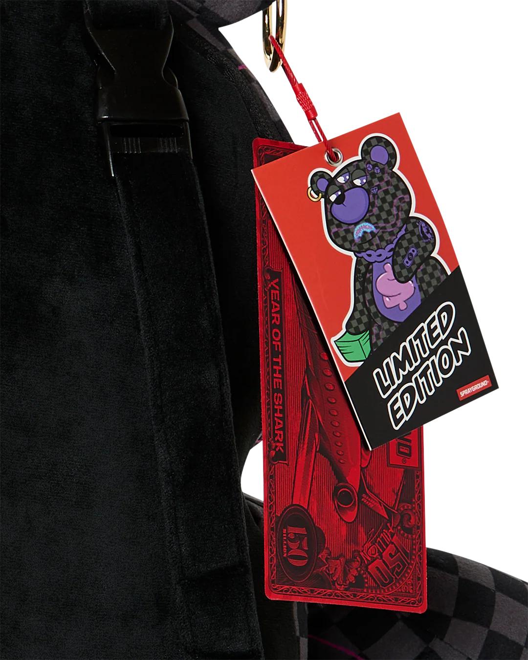 PURPLE SLIME SHARK MONEYBEAR BACKPACK | Sprayground Quality