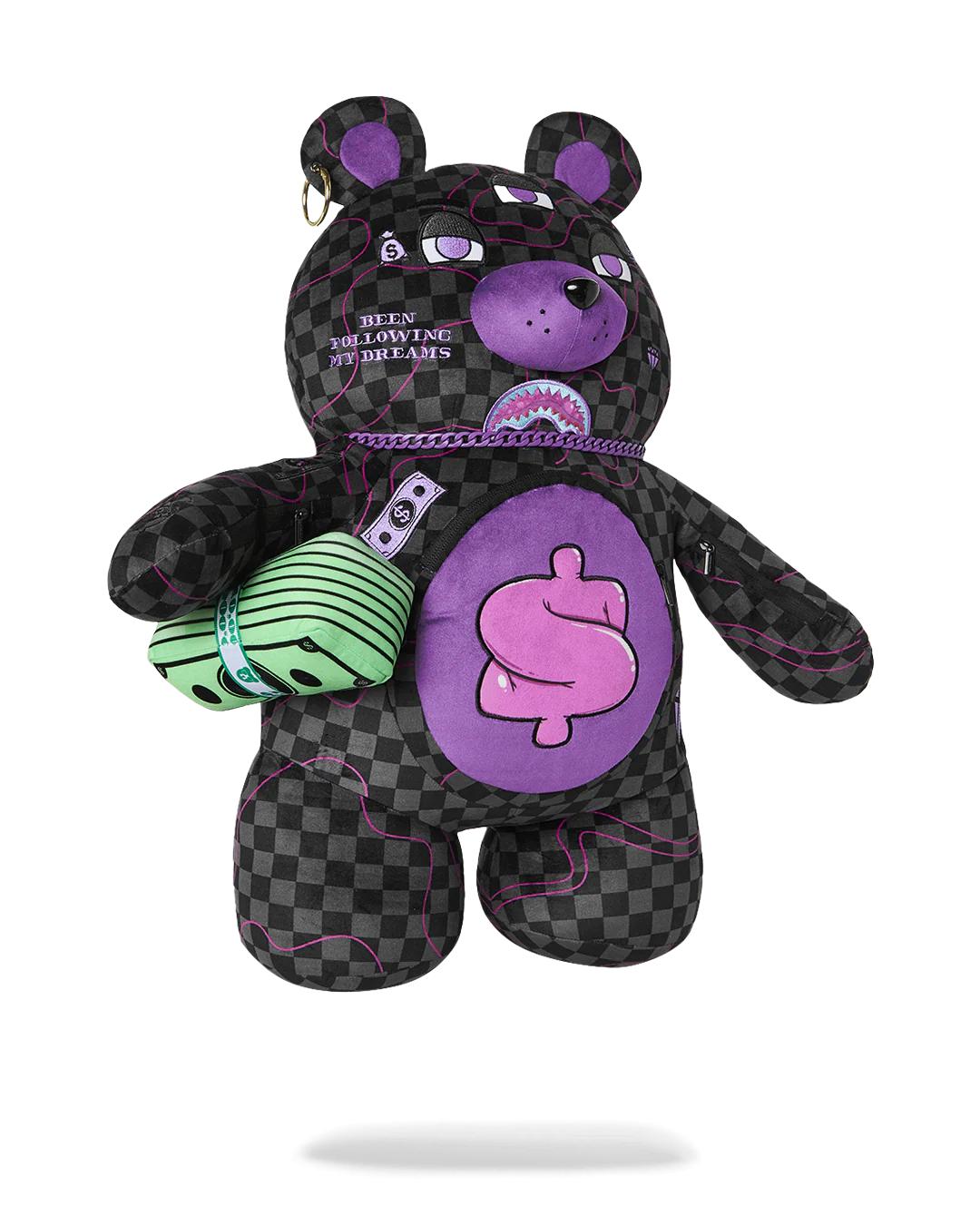 PURPLE SLIME SHARK MONEYBEAR BACKPACK | Sprayground Quality