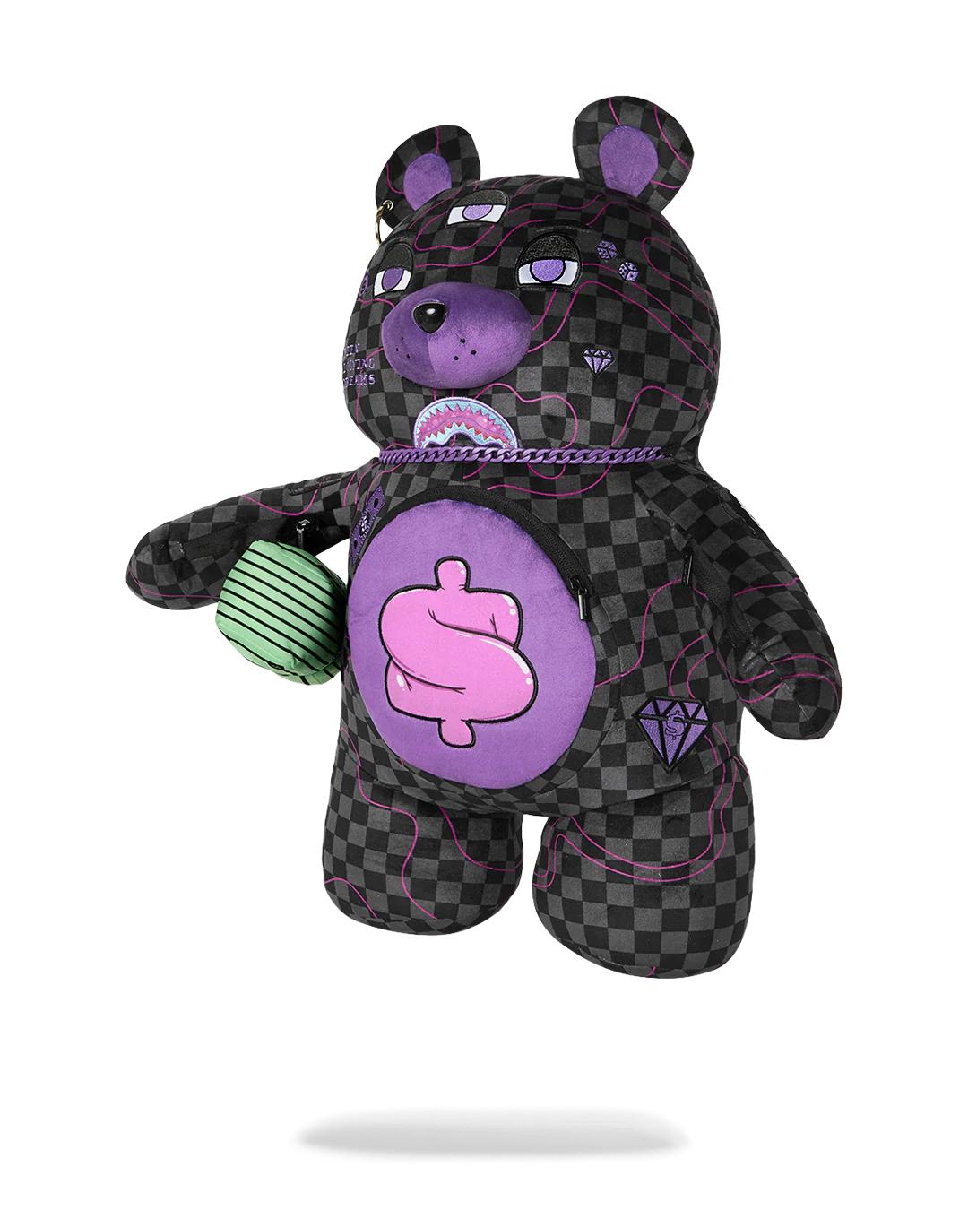 PURPLE SLIME SHARK MONEYBEAR BACKPACK | Sprayground Quality