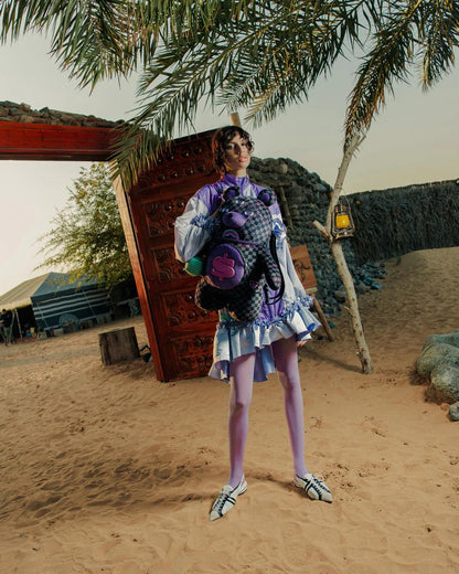 PURPLE SLIME SHARK MONEYBEAR BACKPACK | Sprayground Quality