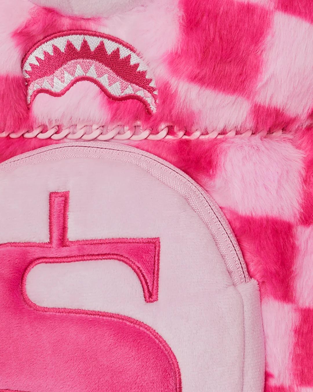 FURZILLA SHARK (PINK CHECK) MONEYBEAR BACKPACK | Sprayground Popular