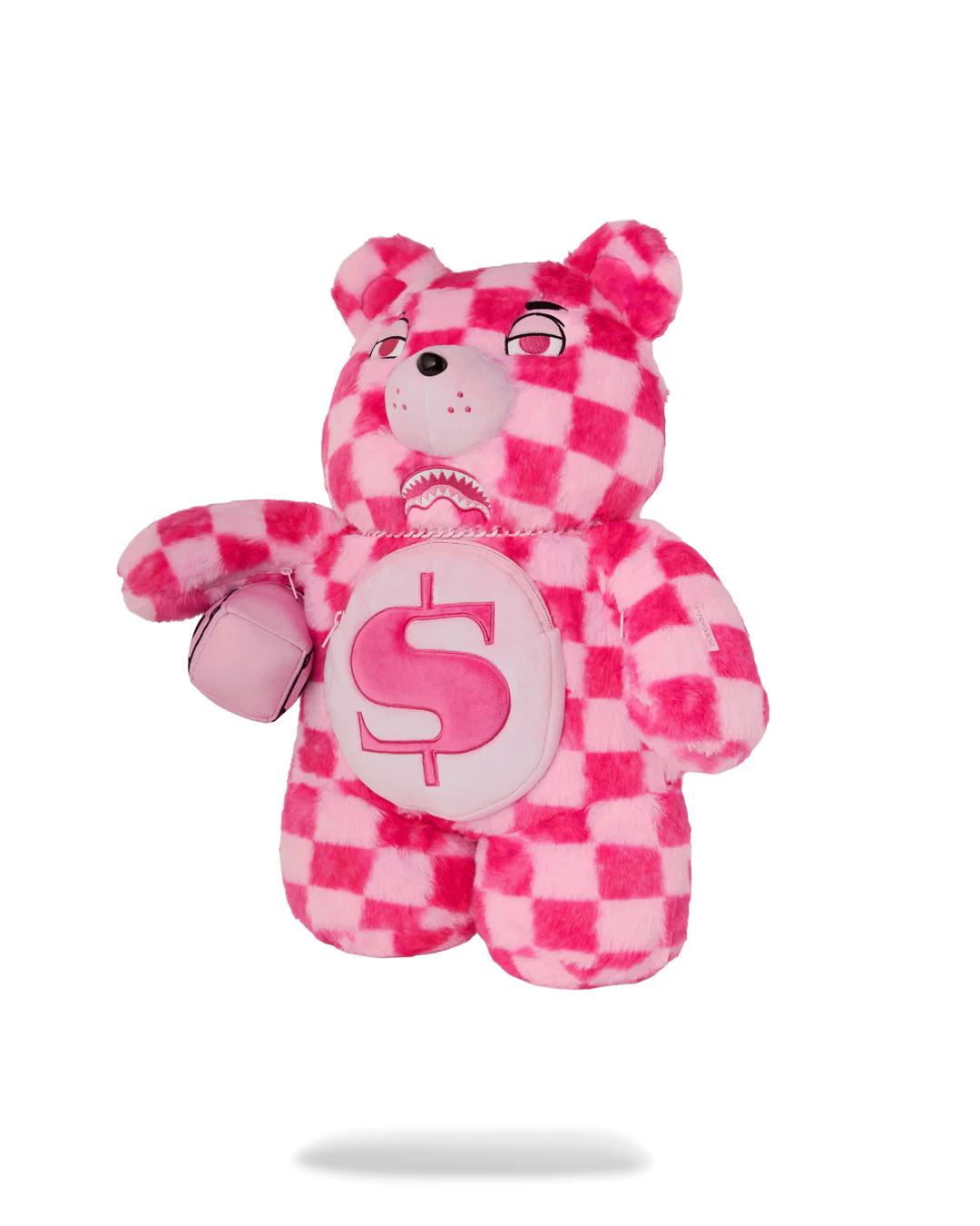 FURZILLA SHARK (PINK CHECK) MONEYBEAR BACKPACK | Sprayground Popular