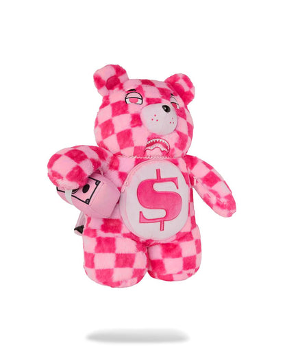 FURZILLA SHARK (PINK CHECK) MONEYBEAR BACKPACK | Sprayground Popular