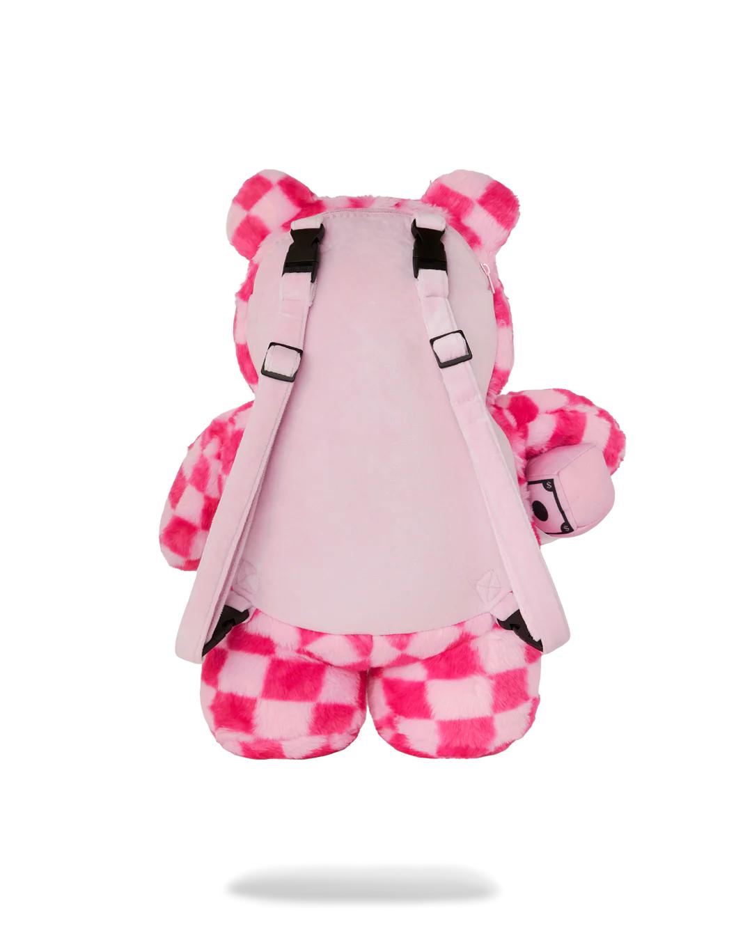 FURZILLA SHARK (PINK CHECK) MONEYBEAR BACKPACK | Sprayground Popular