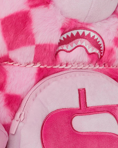 FURZILLA SHARK (PINK CHECK) MONEYBEAR BACKPACK | Sprayground Popular