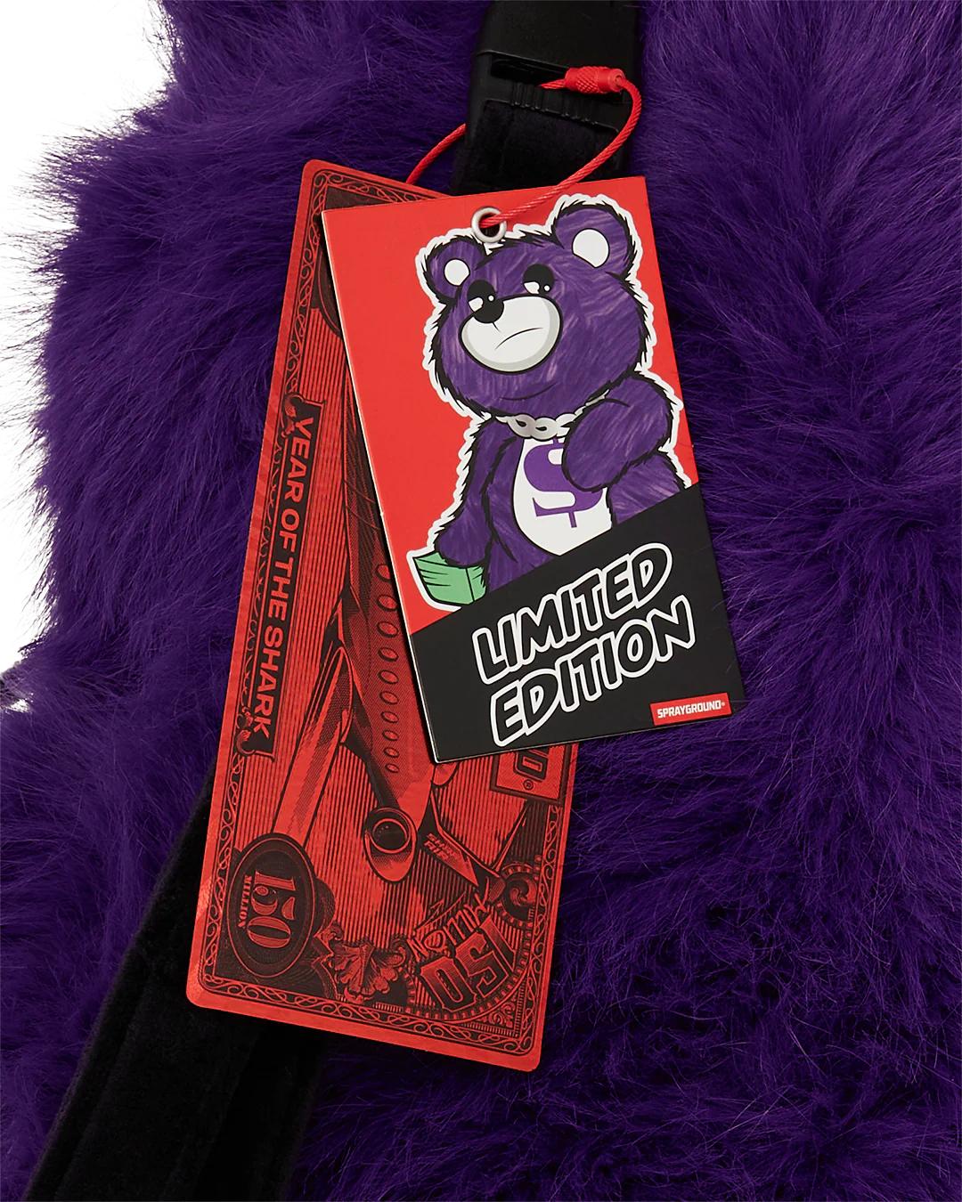 FURZILLA SHARK (PURP) MONEYBEAR BACKPACK | Sprayground Trending
