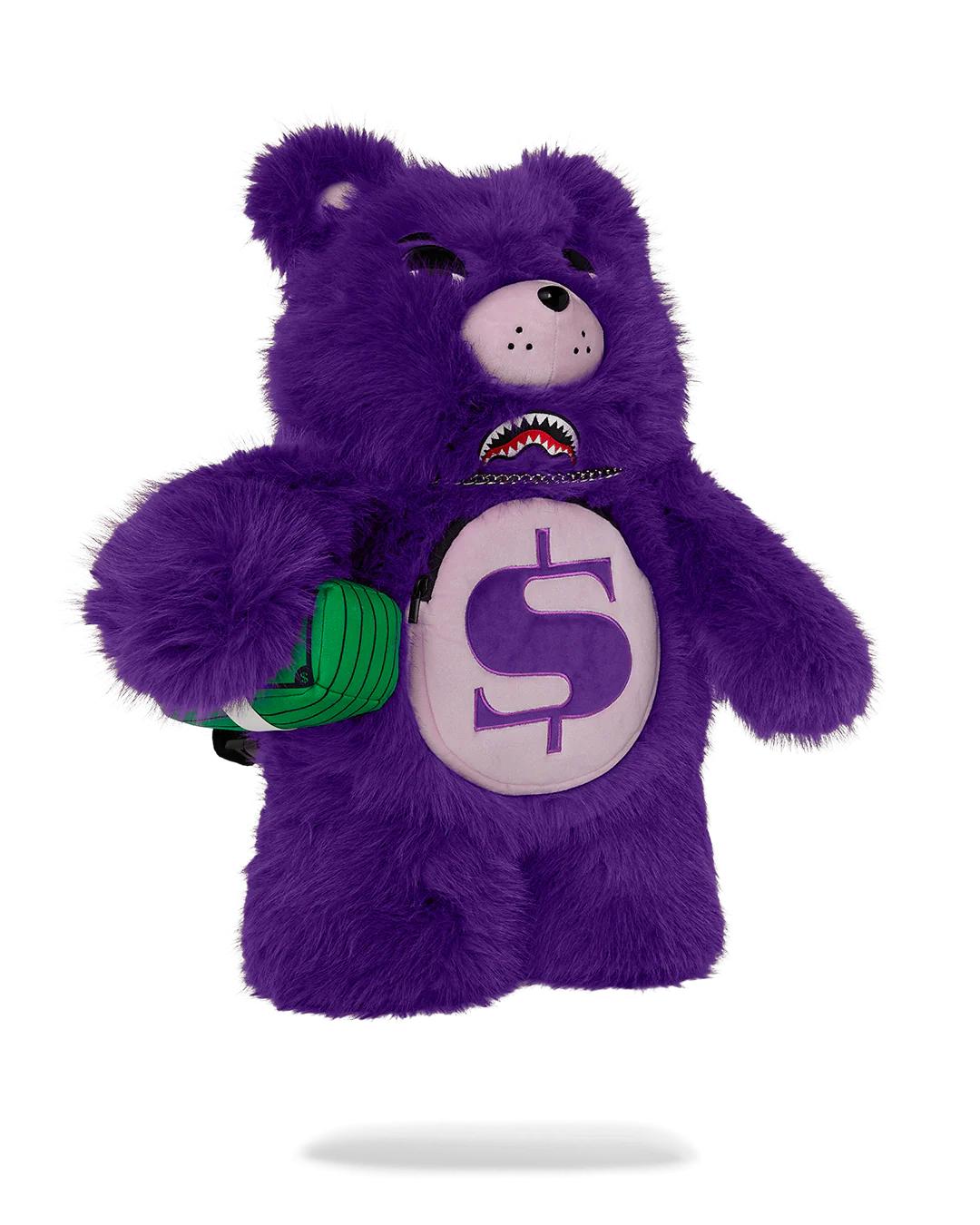 FURZILLA SHARK (PURP) MONEYBEAR BACKPACK | Sprayground Trending