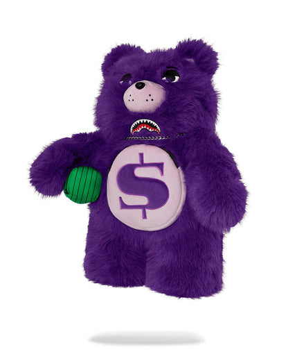 FURZILLA SHARK (PURP) MONEYBEAR BACKPACK | Sprayground Trending