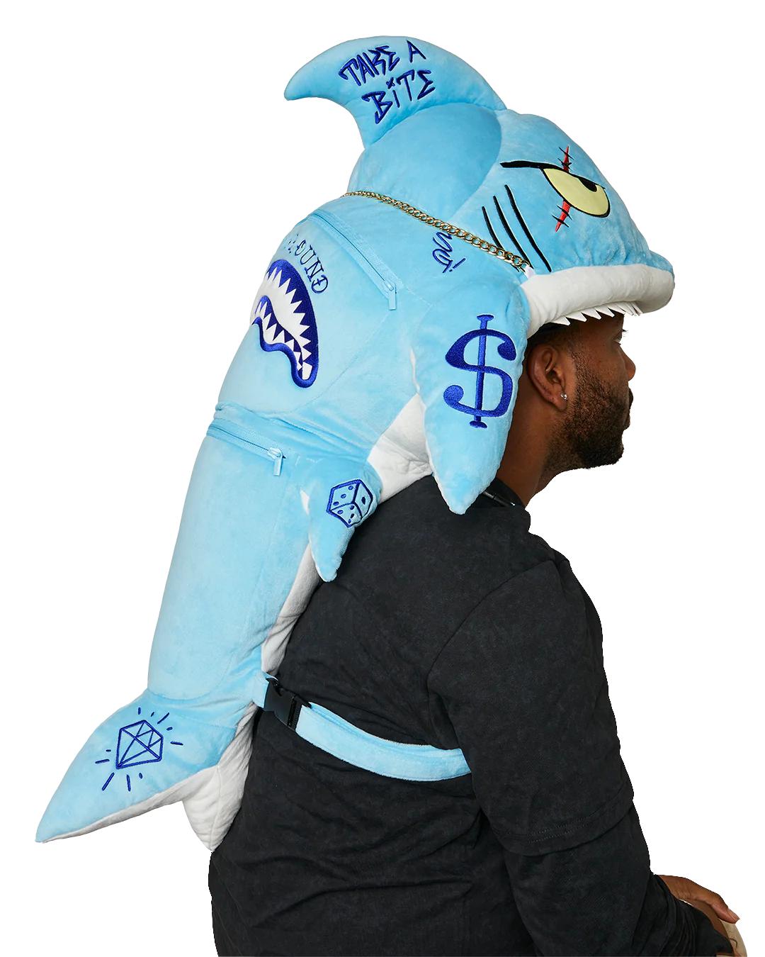 STUFFED SAVAGE HOODY BACKPACK SHARK | Sprayground Recommended