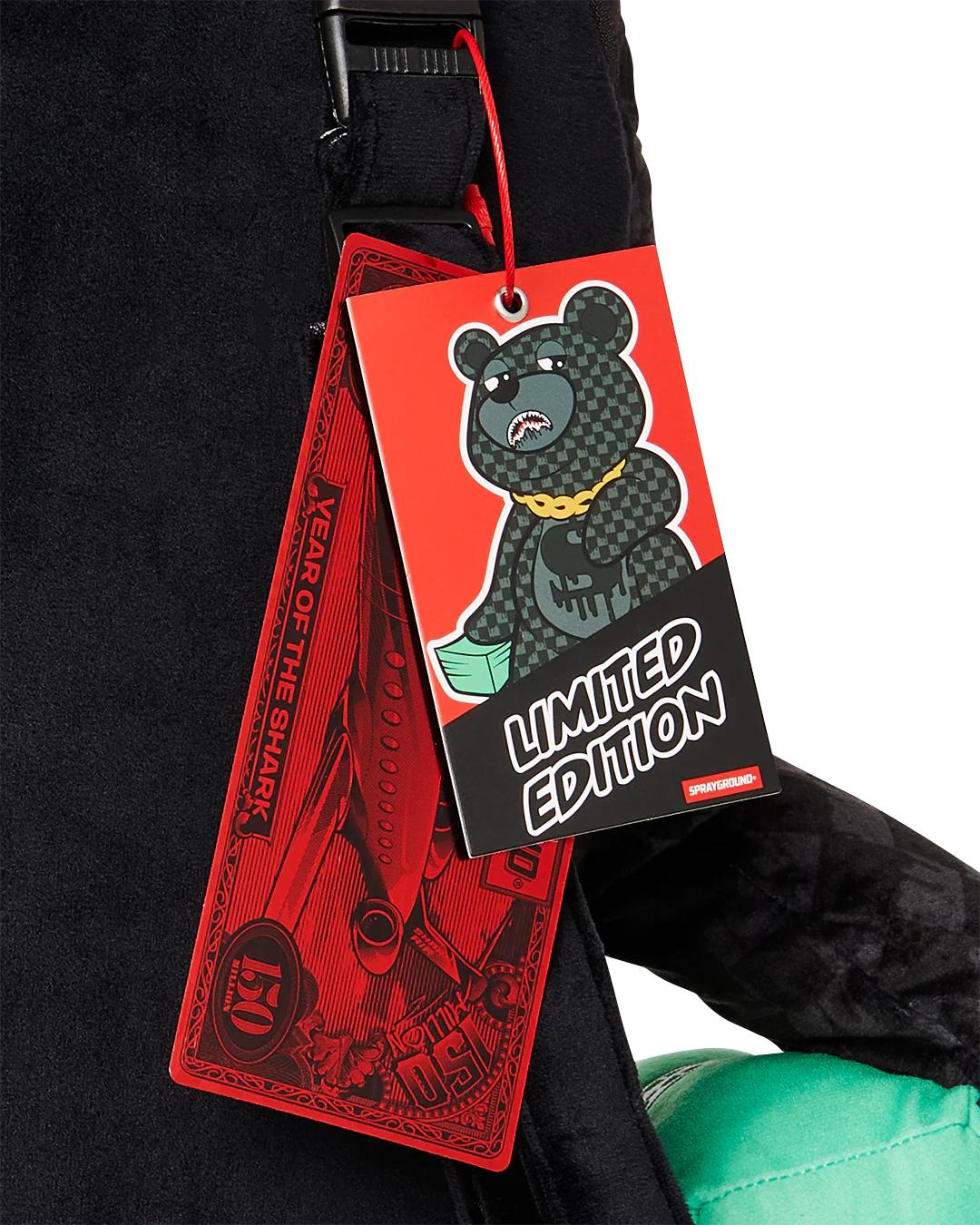 SHARKS IN PARIS THUNDERDRIP MONEYBEAR TEDDYBEAR BACKPACK | Sprayground Signature