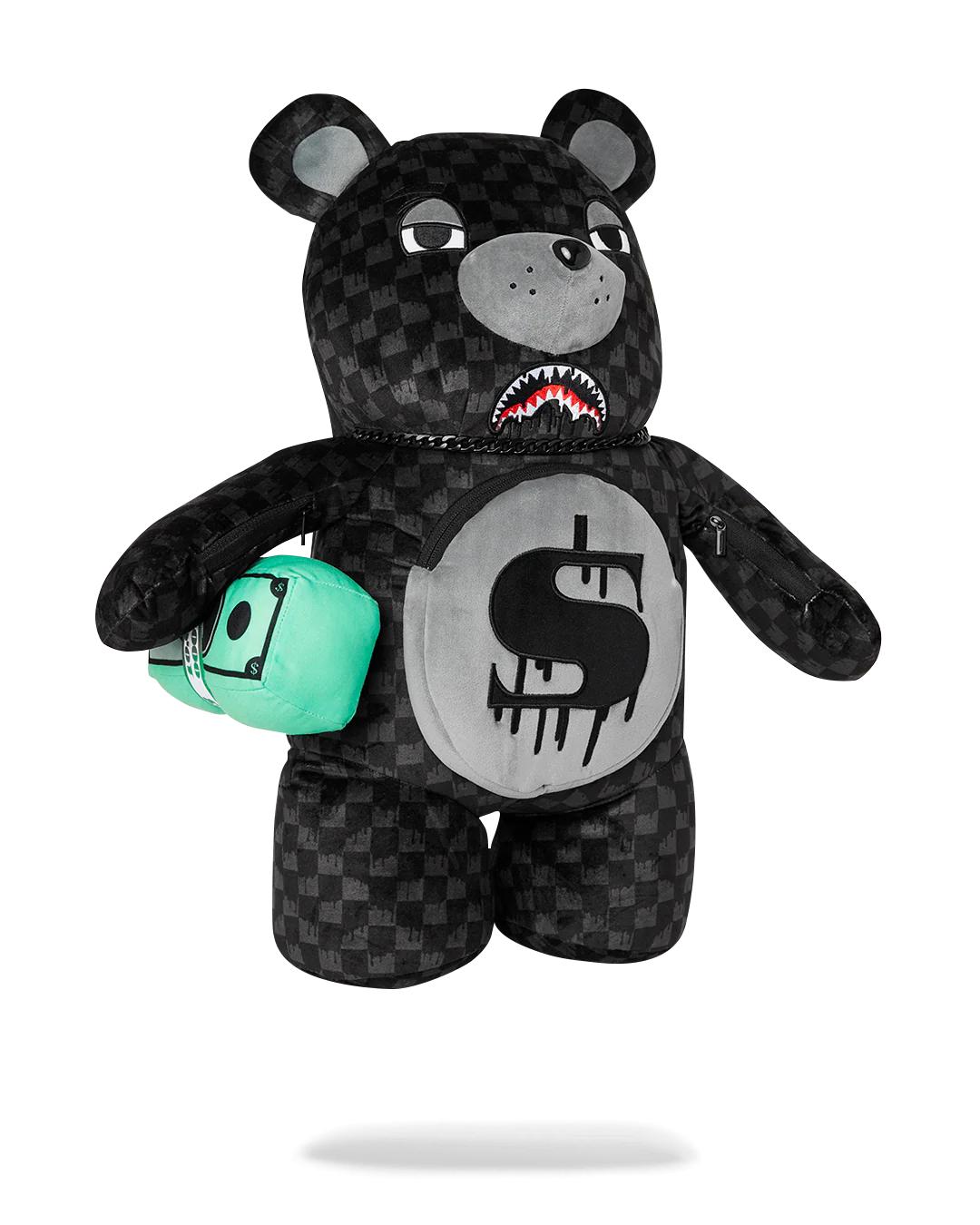 SHARKS IN PARIS THUNDERDRIP MONEYBEAR TEDDYBEAR BACKPACK | Sprayground Signature