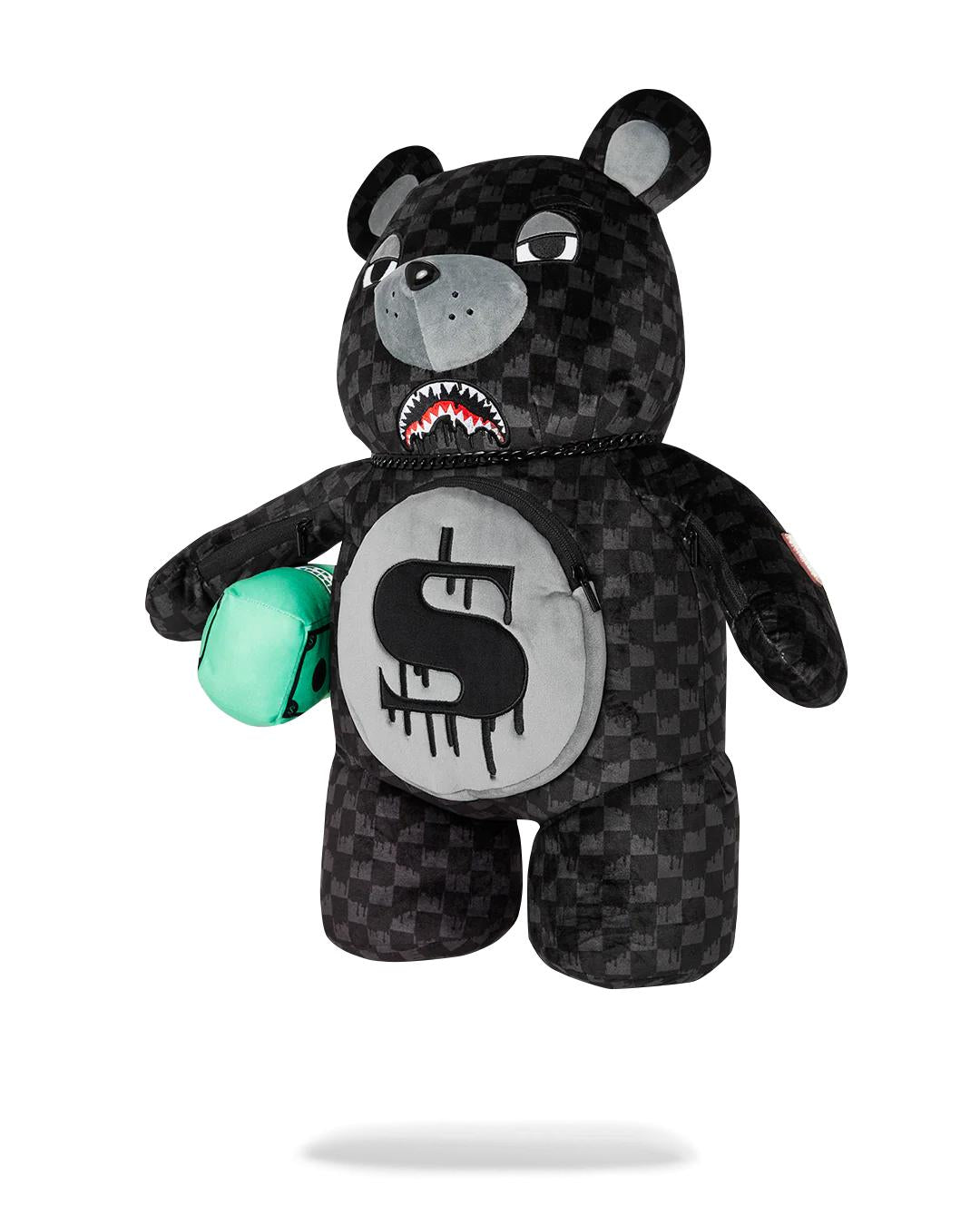 SHARKS IN PARIS THUNDERDRIP MONEYBEAR TEDDYBEAR BACKPACK | Sprayground Signature