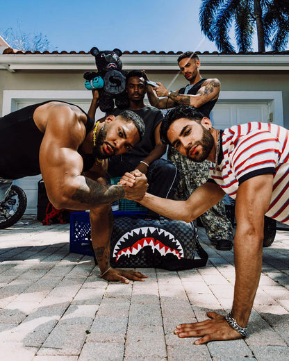 SHARKS IN PARIS THUNDERDRIP MONEYBEAR TEDDYBEAR BACKPACK | Sprayground Signature