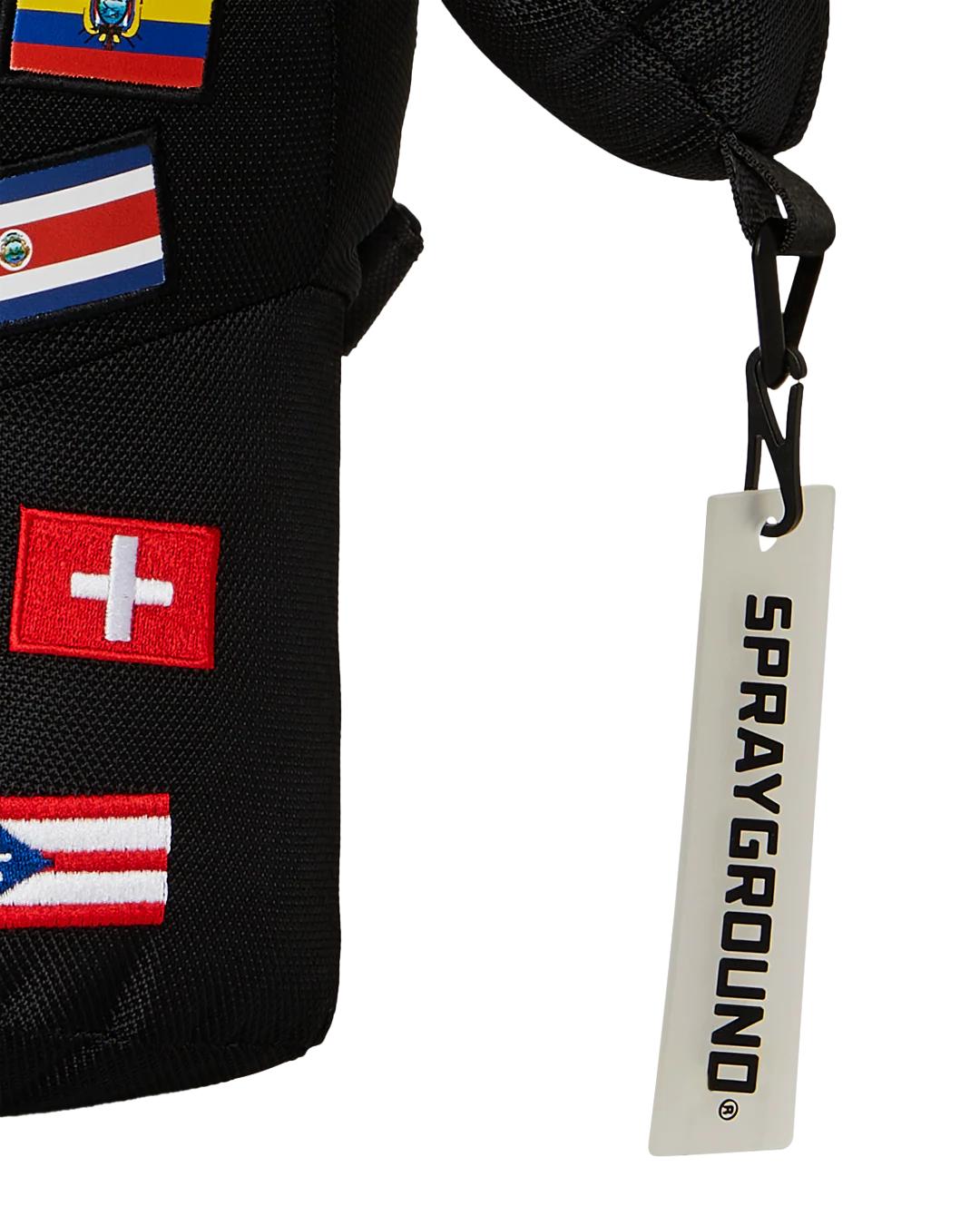 JAMES FIRST CLASS GLOBAL FLAGS MONEYBEAR BACKPACK | Sprayground Value
