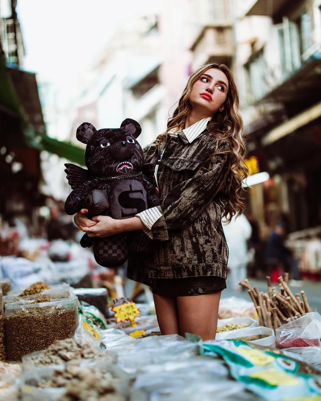 4AM MONEY WING BEAR BACKPACK | Sprayground Popular