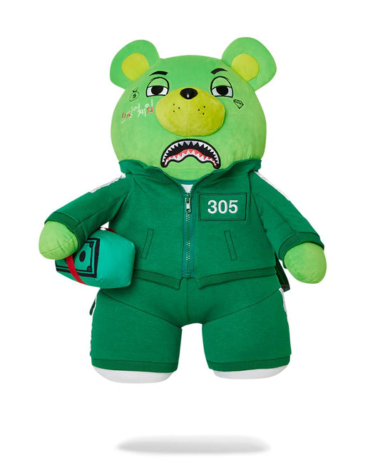 SQUID GAME COLLAB CONTESTANT MONEYBEAR BACKPACK | Sprayground Exclusive