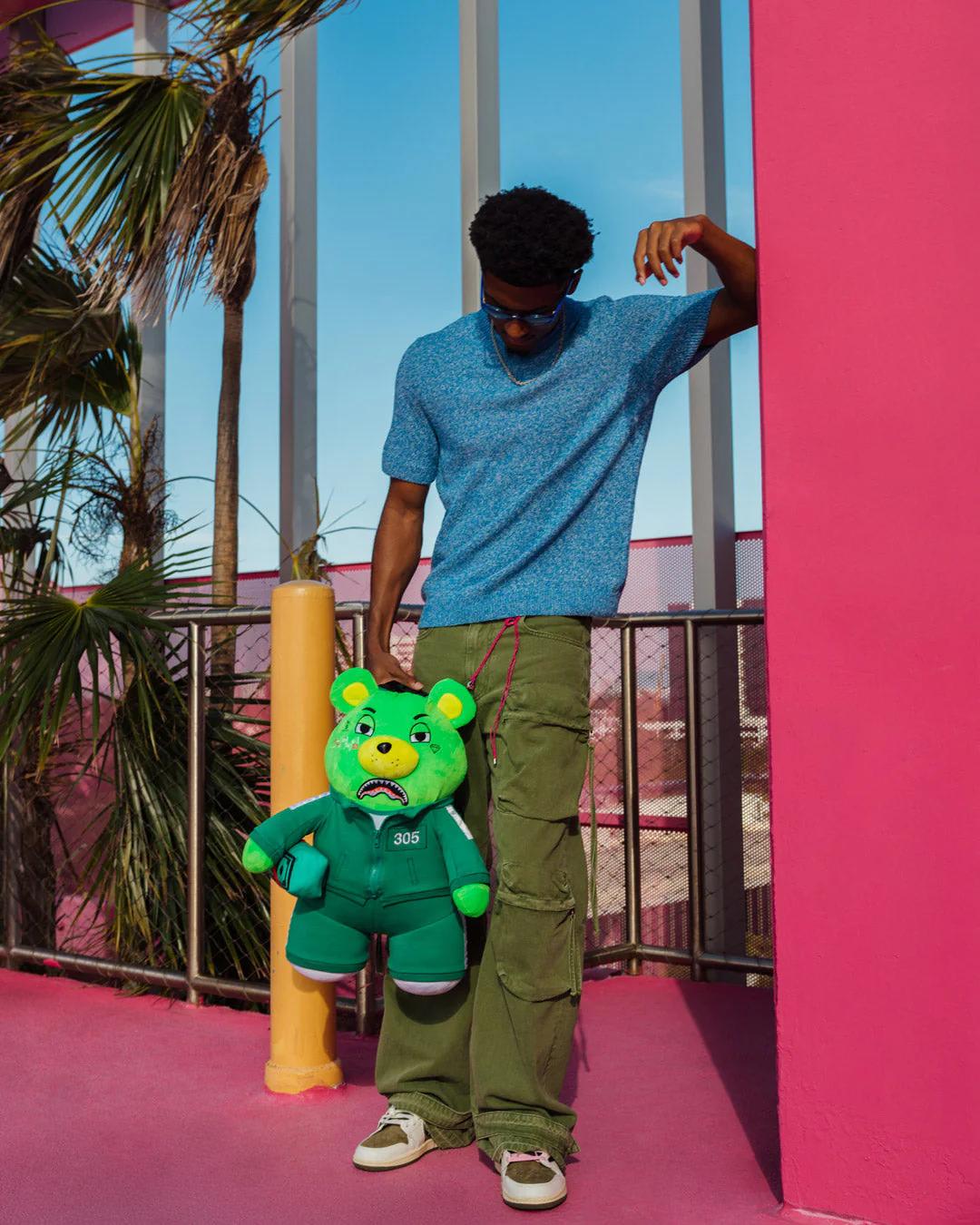 SQUID GAME COLLAB CONTESTANT MONEYBEAR BACKPACK | Sprayground Exclusive