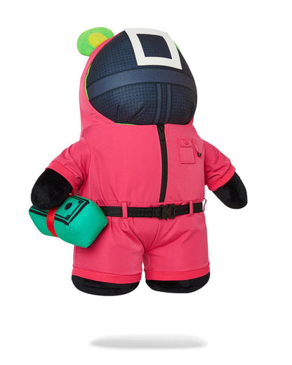 SQUID GAME COLLAB PINK SOLDIERS BEAR BACKPACK | Sprayground Signature