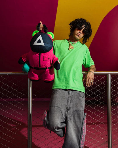 SQUID GAME COLLAB PINK SOLDIERS BEAR BACKPACK | Sprayground Signature