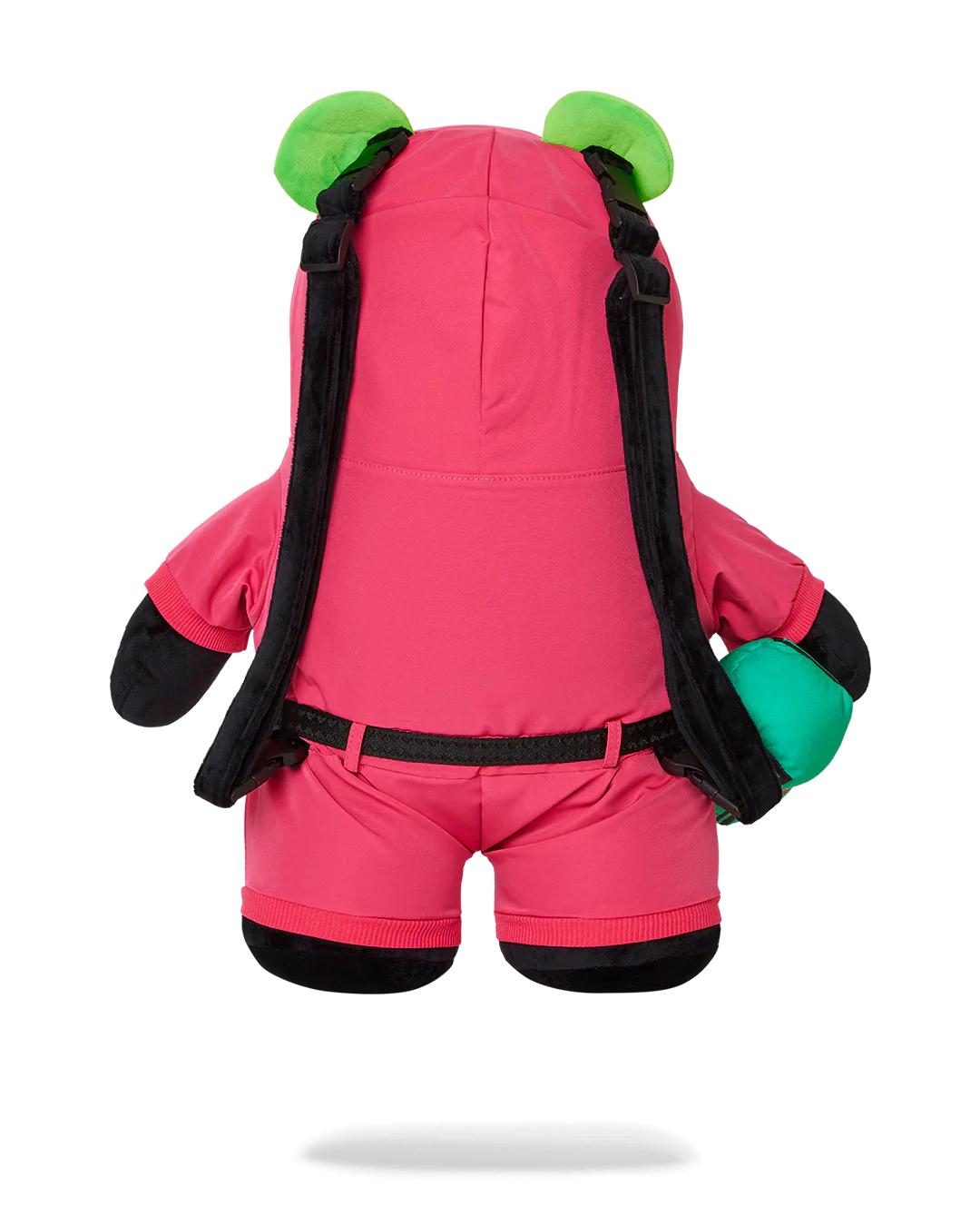 SQUID GAME COLLAB PINK SOLDIERS BEAR BACKPACK | Sprayground Signature
